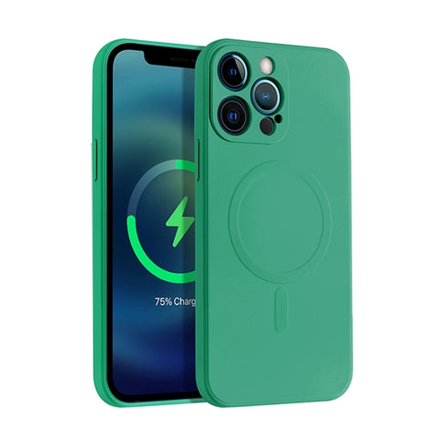 Liquid Silicone Full Coverage Magsafe Phone Case, For iPhone 12 mini, For iPhone 12, For iPhone 12 Pro, For iPhone 12 Pro Max, For iPhone 11, For iPhone 11 Pro