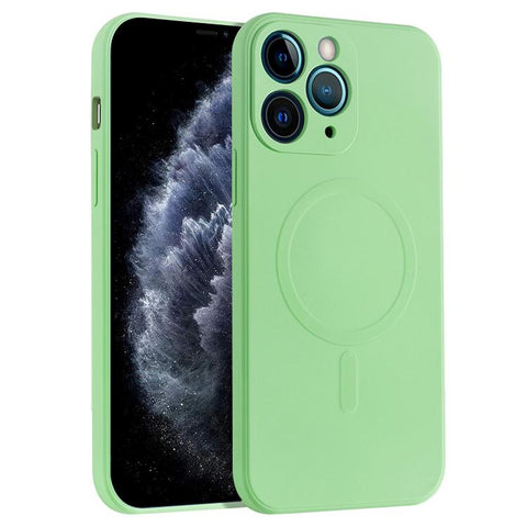 Liquid Silicone Full Coverage Magsafe Phone Case, For iPhone 12 mini, For iPhone 12, For iPhone 12 Pro, For iPhone 12 Pro Max, For iPhone 11, For iPhone 11 Pro