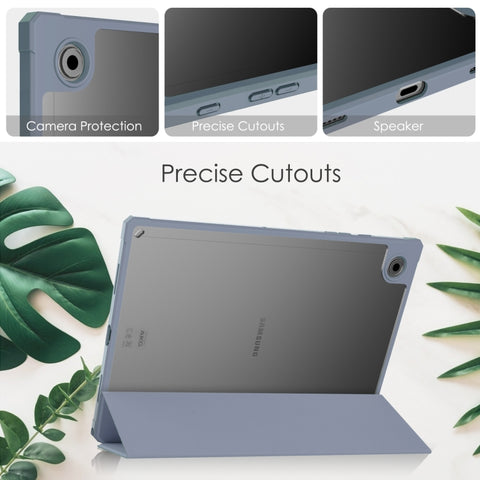 Acrylic Smart Leather Tablet Case, For Samsung Galaxy Tab A8 2021 SM-X205