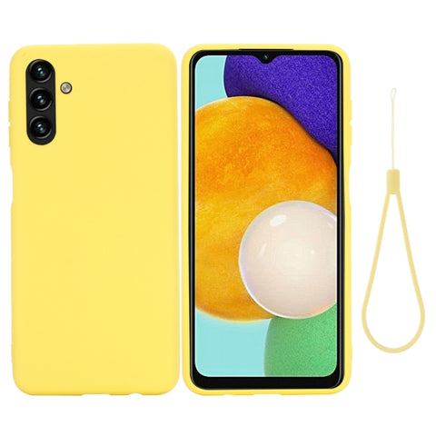Pure Color Liquid Silicone Phone Case, For Samsung Galaxy A03 164.2mm Global Version, For Samsung Galaxy A13 5G, For Samsung Galaxy M52 5G