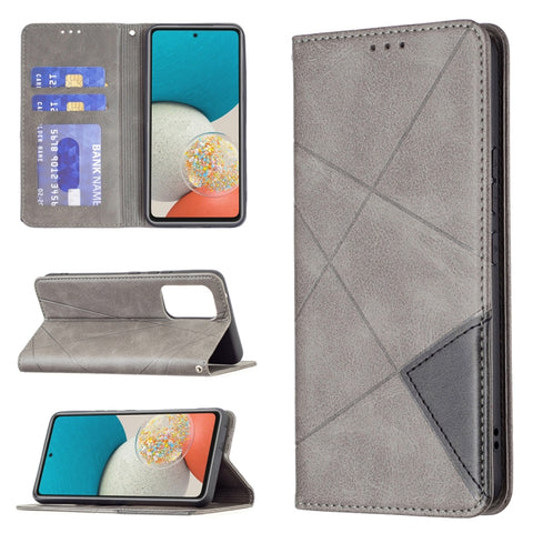 Prismatic Invisible Magnetic Leather Phone Case, For Samsung Galaxy A53 5G