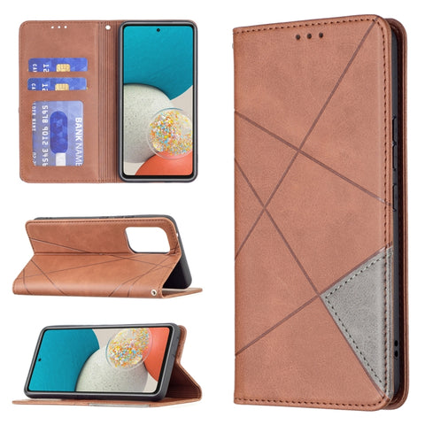 Prismatic Invisible Magnetic Leather Phone Case, For Samsung Galaxy A53 5G