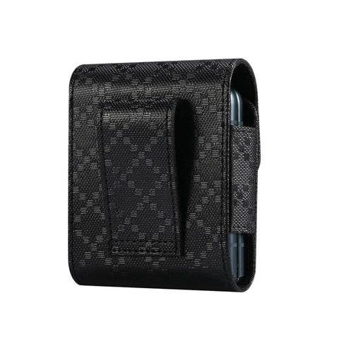 Checkered Texture Waist Hanging Phone Case, For Samsung Galaxy Z Flip3 5G