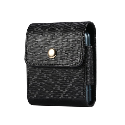 Checkered Texture Waist Hanging Phone Case, For Samsung Galaxy Z Flip3 5G