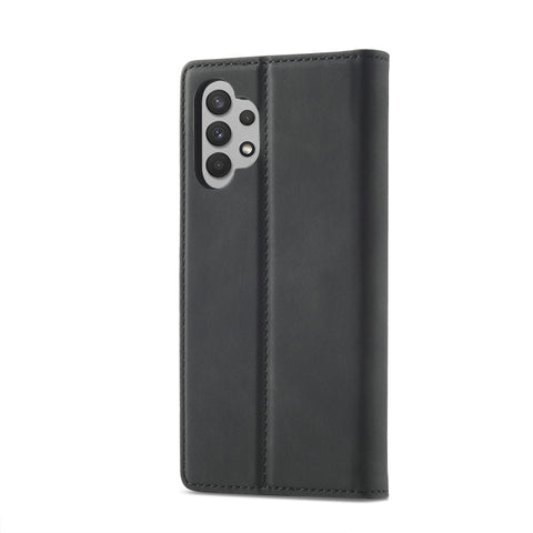 LC.IMEEKE Strong Magnetism Matte TPU + PU Leather Case, For Samsung Galaxy A32 4G