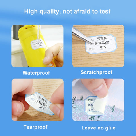 Thermal Printing Label Paper For NiiMbot D101 / D11, 25 x 50mm 130 Sheets Look Here, 25 x 50mm 130 Sheets Cherry Blossom Knot