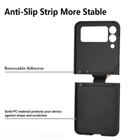 Oil-sprayed Ring PC Phone Case, For Samsung Galaxy Z Flip3 5G