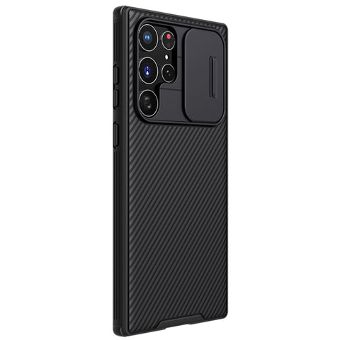 NILLKIN Black Mirror Pro Series Camshield Phone Case, For Samsung Galaxy S22 5G, For Samsung Galaxy S22+ 5G, For Samsung Galaxy S22 Ultra 5G