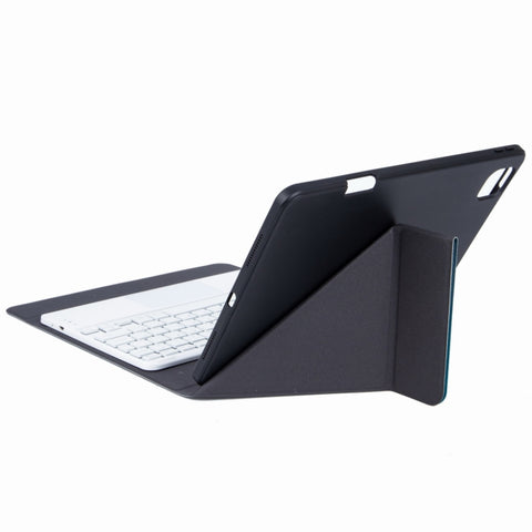 H-102CS Touch Backlight Bluetooth Keyboard Leather Case with Rear Three-fold Holder, For iPad 10.2 2020 & 2019 / Pro 10.5 inch