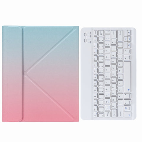 H-102 Bluetooth Keyboard Leather Case with Rear Three-fold Holder, For iPad 10.2 2020 & 2019 / Pro 10.5 inch, For iPad 9.7 2018 & 2017, For iPad Pro 11 inch 2021 & 2020 & 2018 / Air 2020 10.9