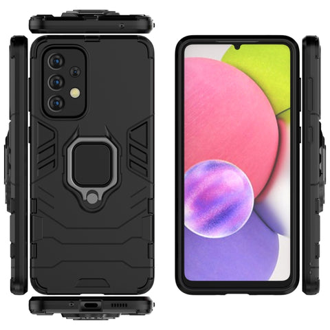 PC + TPU Shockproof Protective Phone Case with Magnetic Ring Holder, For Samaung Galaxy A33 5G