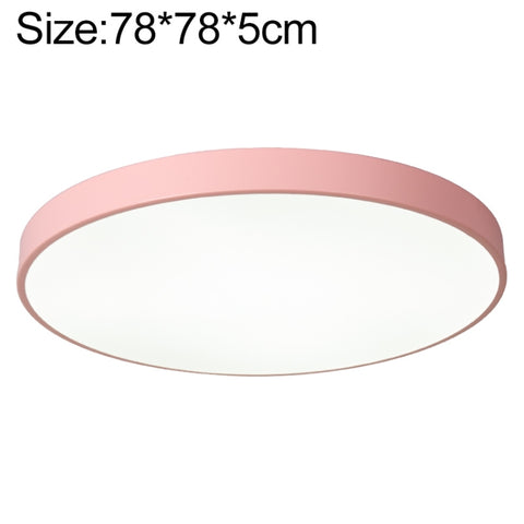 Macaron LED Round Ceiling Lamp, 3-Colors Light, 23cm, 30cm, 40cm, 50cm, 60cm, 78cm