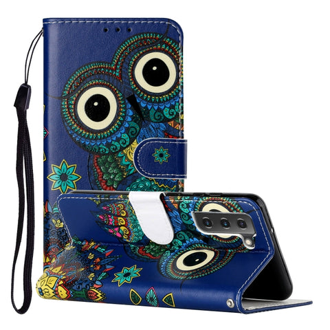 Oil Embossed Pattern PU Leather Phone Case, For Samsung Galaxy S22 5G, For Samsung Galaxy S22+ 5G, For Samsung Galaxy S22 Ultra 5G