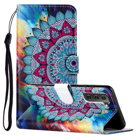 Oil Embossed Pattern PU Leather Phone Case, For Samsung Galaxy S22 5G, For Samsung Galaxy S22+ 5G, For Samsung Galaxy S22 Ultra 5G