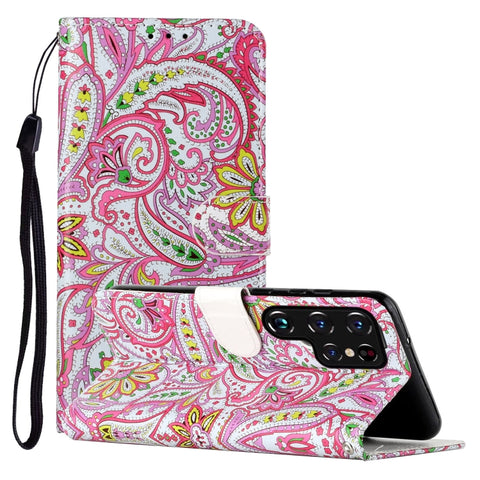 Oil Embossed Pattern PU Leather Phone Case, For Samsung Galaxy S22 5G, For Samsung Galaxy S22+ 5G, For Samsung Galaxy S22 Ultra 5G