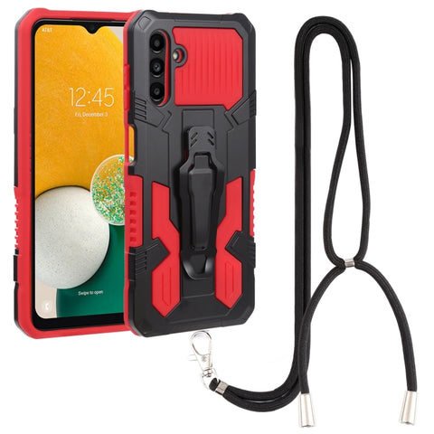 Armor Warrior Shockproof PC + TPU Lanyard Phone Case, For Samsung Galaxy A13 5G, For Infinix Hot 11, For Infinix Hot 11s, For Infinix Note 10 Pro, For Infinix Smart 6
