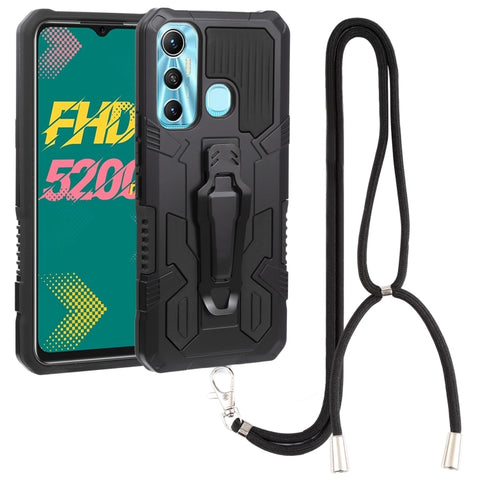 Armor Warrior Shockproof PC + TPU Lanyard Phone Case, For Samsung Galaxy A13 5G, For Infinix Hot 11, For Infinix Hot 11s, For Infinix Note 10 Pro, For Infinix Smart 6