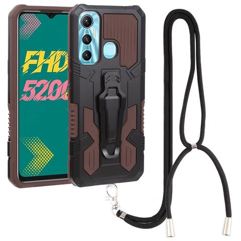 Armor Warrior Shockproof PC + TPU Lanyard Phone Case, For Samsung Galaxy A13 5G, For Infinix Hot 11, For Infinix Hot 11s, For Infinix Note 10 Pro, For Infinix Smart 6