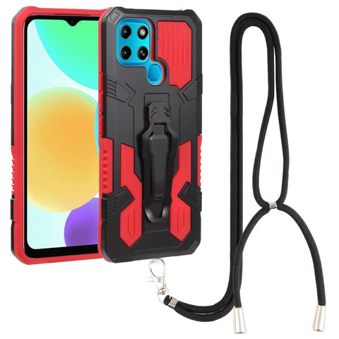 Armor Warrior Shockproof PC + TPU Lanyard Phone Case, For Samsung Galaxy A13 5G, For Infinix Hot 11, For Infinix Hot 11s, For Infinix Note 10 Pro, For Infinix Smart 6