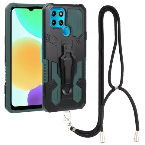 Armor Warrior Shockproof PC + TPU Lanyard Phone Case, For Samsung Galaxy A13 5G, For Infinix Hot 11, For Infinix Hot 11s, For Infinix Note 10 Pro, For Infinix Smart 6