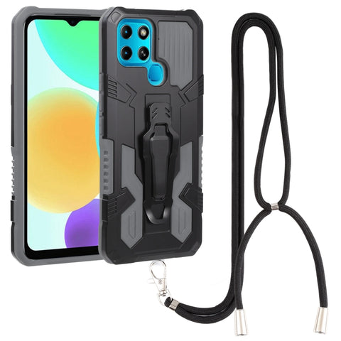 Armor Warrior Shockproof PC + TPU Lanyard Phone Case, For Samsung Galaxy A13 5G, For Infinix Hot 11, For Infinix Hot 11s, For Infinix Note 10 Pro, For Infinix Smart 6