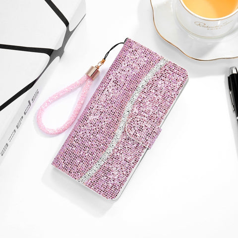 Glitter Powder Leather Phone Case, For Samsung Galaxy A33 5G, For Samsung Galaxy A73