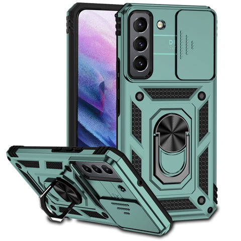 Sliding Camshield Holder Phone Case, For Samsung Galaxy S22 5G, For Samsung Galaxy S22+ 5G, For Samsung Galaxy S22 Ultra 5G