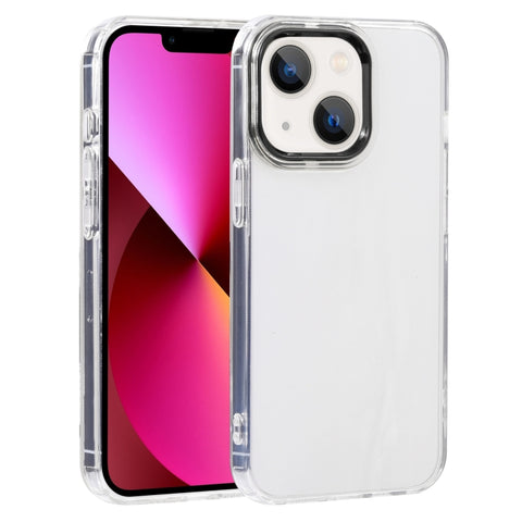 Macaron Lens Frame Transparent TPU Phone Case, For iPhone 13, For iPhone 13 mini, For iPhone 13 Pro, For iPhone 13 Pro Max