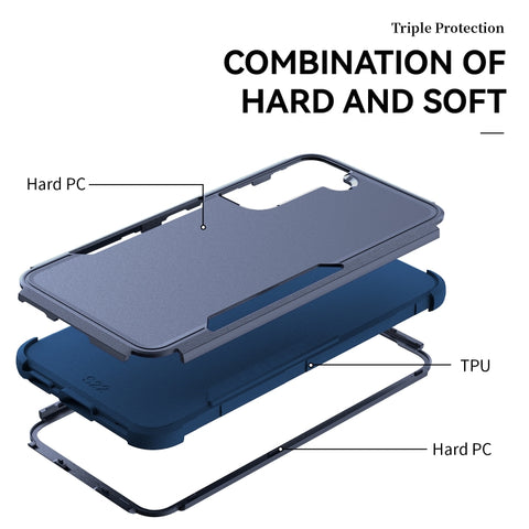 TPU + PC Shockproof Phone Case, For Samsung Galaxy S22 5G, For Samsung Galaxy S22+ 5G