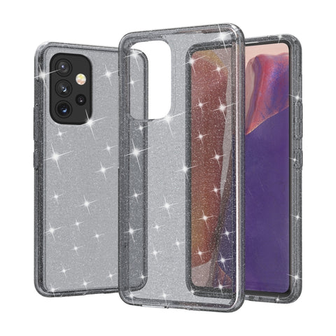 Shockproof Terminator Style Glitter Powder Protective Phone Case, For Samsung Galaxy A33 5G, For Samsung Galaxy A03s 166mm US Version, For Samsung Galaxy A13 5G, For Samsung Galaxy A53 5G