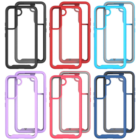 Starry Sky Solid Color PC + TPU Phone Case, For Samsung Galaxy S22 5G, For Samsung Galaxy S22+ 5G