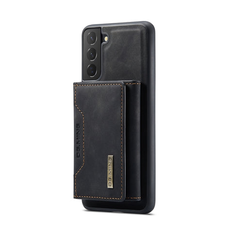 DG.MING M2 Series 3-Fold Multi Card Bag + Magnetic Back Cover Phone Case, For Samsung Galaxy S22 5G, For Samsung Galaxy S22+ 5G, For Samsung Galaxy S22 Ultra 5G