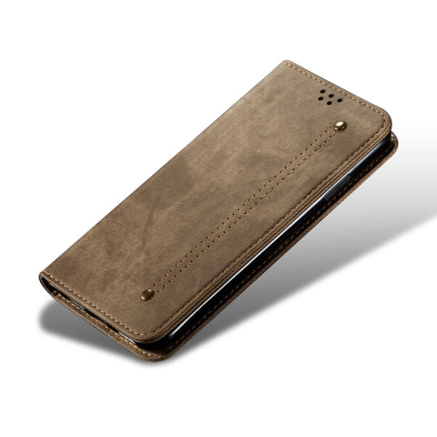 Denim Texture Casual Style Leather Phone Case, For Samsung Galaxy A13 5G/4G/A04/A04S