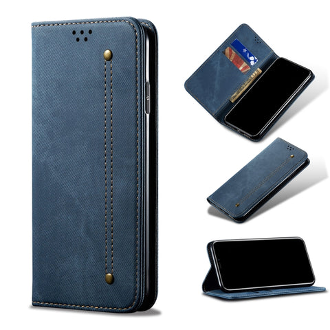 Denim Texture Casual Style Leather Phone Case, For Samsung Galaxy A13 5G/4G/A04/A04S