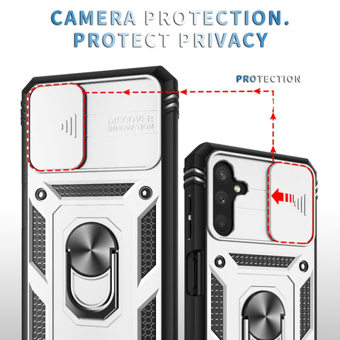 Sliding Camera Cover Design TPU + PC Protective Phone Case, For Samsung Galaxy A13 5G