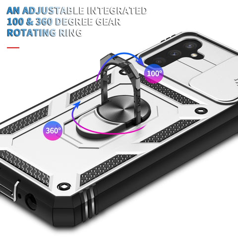Sliding Camera Cover Design TPU + PC Protective Phone Case, For Samsung Galaxy A13 5G
