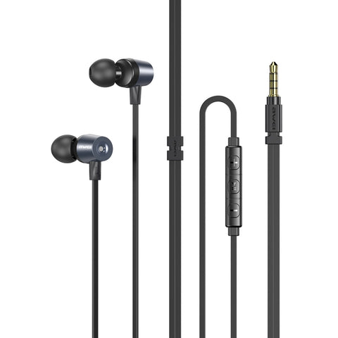 awei L1 Stereo Surround In-ear Wired Earphone, L1(Black), L1(Grey)