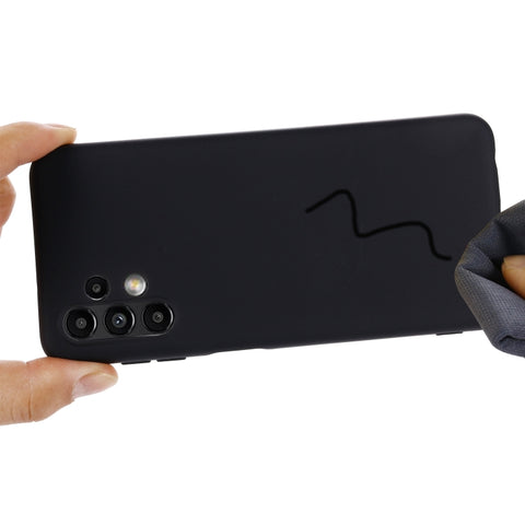 Pure Color Liquid Silicone Phone Case, For Samsung Galaxy A13 4G