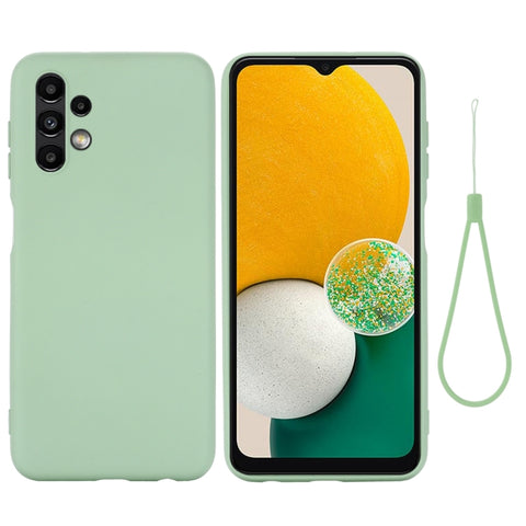 Pure Color Liquid Silicone Phone Case, For Samsung Galaxy A13 4G