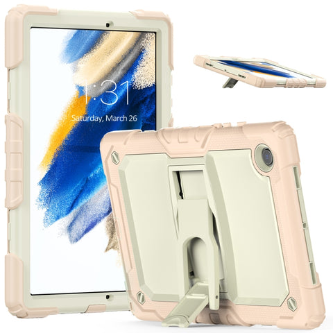 Shockproof Beige Silicone + PC Tablet Protective Case, For Samsung Galaxy Tab A8 10.5 2021