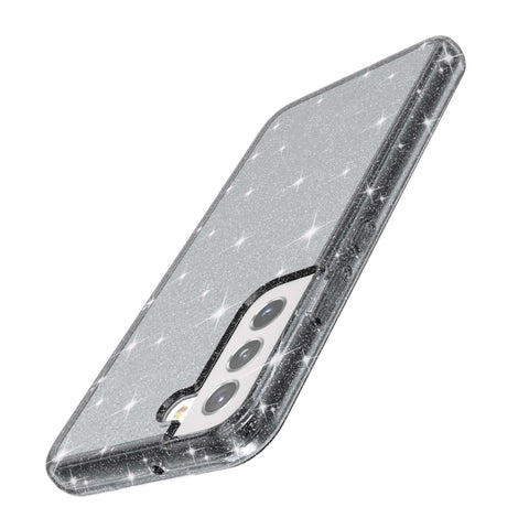 Shockproof Terminator Style Glitter Powder Protective Phone Case, For Samsung Galaxy S21 FE 5G