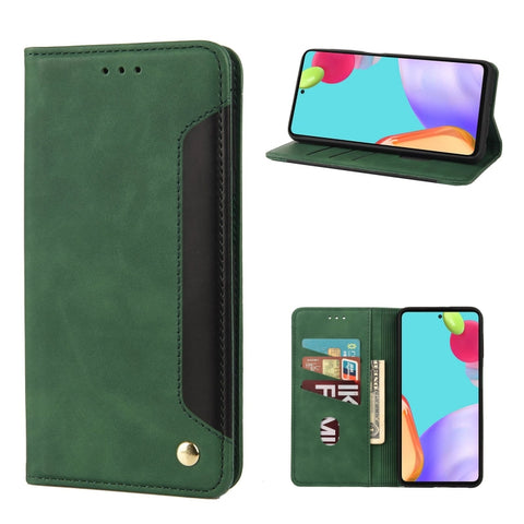 Skin Feel Splicing Leather Phone Case, For Samsung Galaxy A23 5G