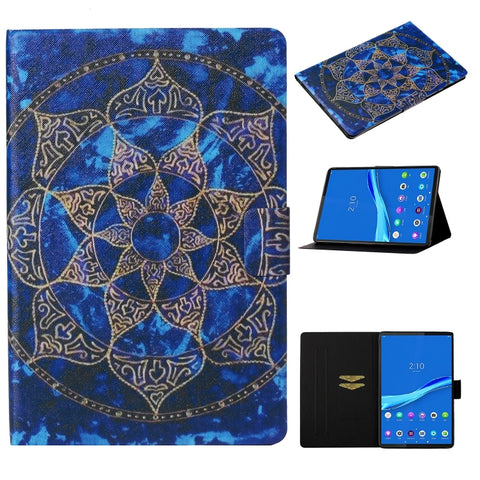Voltage Texture Coloured Drawing Pattern Leather Tablet Case, For Samsung Galaxy Tab A8 10.5 2021