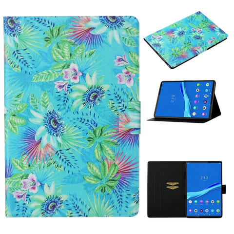 Voltage Texture Coloured Drawing Pattern Leather Tablet Case, For Samsung Galaxy Tab A8 10.5 2021