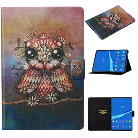 Voltage Texture Coloured Drawing Pattern Leather Tablet Case, For Samsung Galaxy Tab A8 10.5 2021