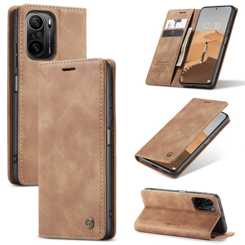 CaseMe 013 Multifunctional Leather Phone Case, For Samsung Galaxy S22 Ultra 5G, For Xiaomi Redmi K40 / K40 Pro / Poco F3／Mi 11i／Mi 11X／Mi 11X Pro, For Xiaomi Mi 11T / 11T Pro