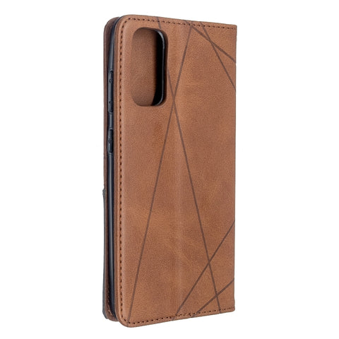 Rhombus Texture Horizontal Flip Magnetic Leather Case with Holder & Card Slots, For Galaxy S20, For Galaxy A71, For Galaxy S20+, For Galaxy S20 Ultra, For Xiaomi CC9 Pro