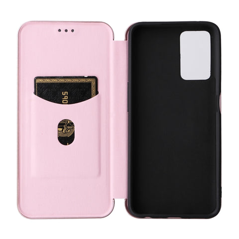 Carbon Fiber Texture Magnetic Horizontal Flip PU Phone Case, For OPPO Realme 9i / A36, For Blackview A55, For Ulefone Note 13P, For Samsung Galaxy A23 5G