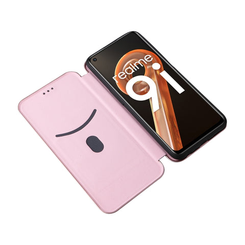 Carbon Fiber Texture Magnetic Horizontal Flip PU Phone Case, For OPPO Realme 9i / A36, For Blackview A55, For Ulefone Note 13P, For Samsung Galaxy A23 5G