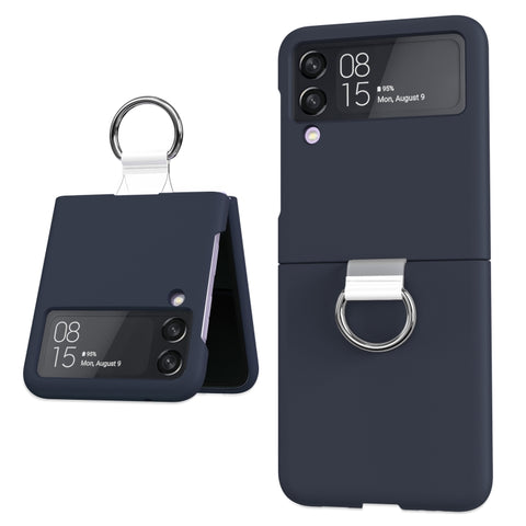 PC + PVC Ring Phone Case, For Samsung Galaxy Z Flip3 5G